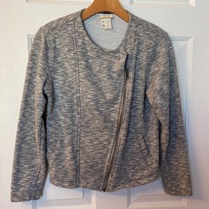 Preloved Matilda Jane Jacket Gray Zippy Jacket